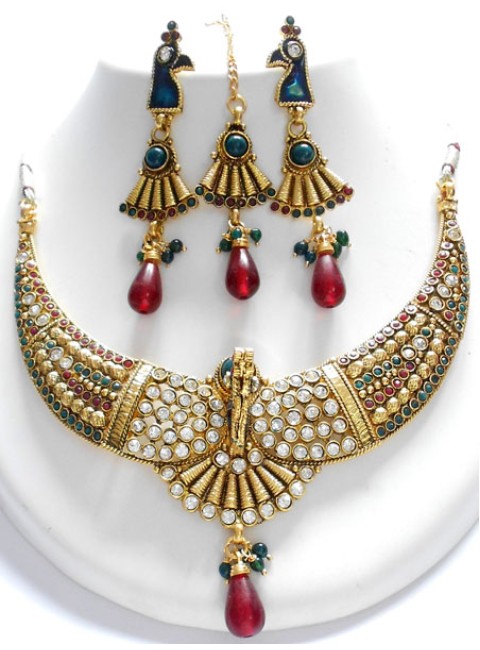 Polki Jewellery Set